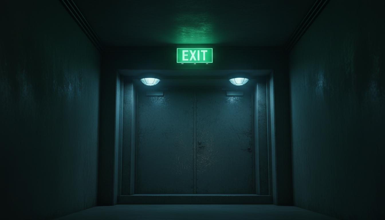 Emergency Exit Sign
